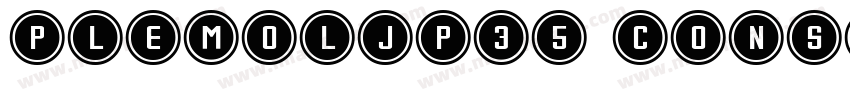 PlemolJP35 Console N字体转换